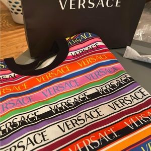 Authentic Versace Multicolor Logo Sweatshirt